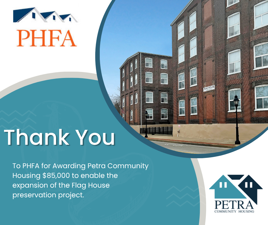 PHFA for Awarding Petra Community Housing Petra Community Housing celebrates 30 years of service